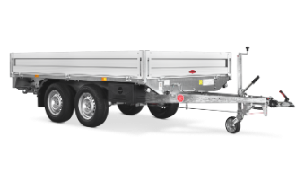High-bed trailer, Tandem: Low loading height